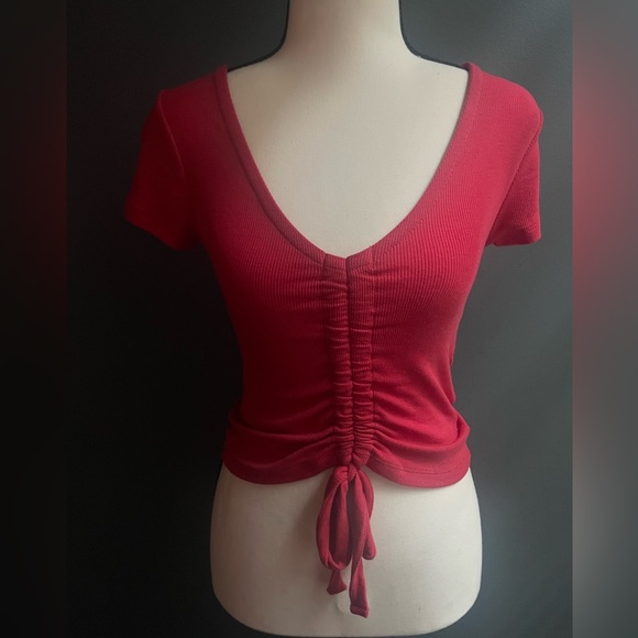 AllSaints Rina Tee, Red size Small - Picture 4 of 9